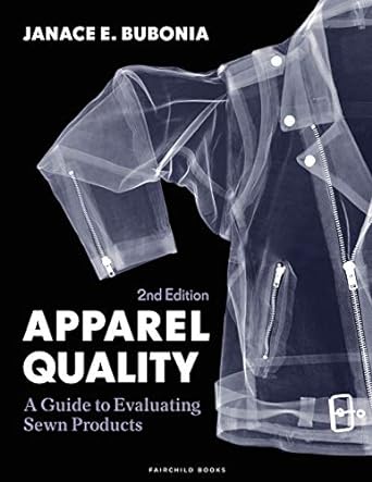 apparel quality a guide to evaluating sewn products bundle book + studio access card 2nd edition janace e.