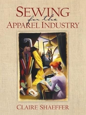 sewing for the apparel industry 1st edition claire b. shaeffer 0321062841, 978-0321062840