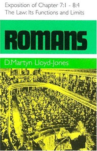romans the law 1st edition d martyn , lloyd jones 0310279100, 9780310279105
