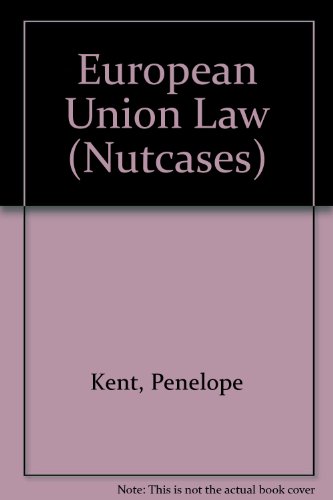 european union law 1st edition penelope kent 0421596902, 9780421596900