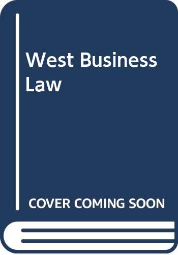 west business law 1st edition donald l. carper 0314019529, 9780314019523