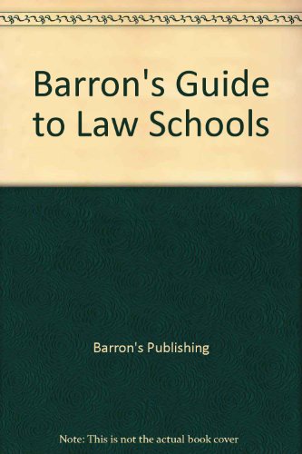barrons guide to law schools 8th edition tessa krailing , elliott m epstein 081203984x, 9780812039849
