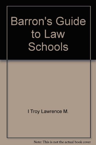 barrons guide to law schools 6th edition elliott m epstein 0812027728, 9780812027723