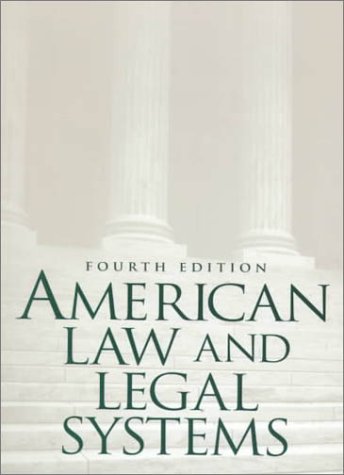american law and legal systems 4th edition james v calvi , susan coleman 0130833363, 9780130833365