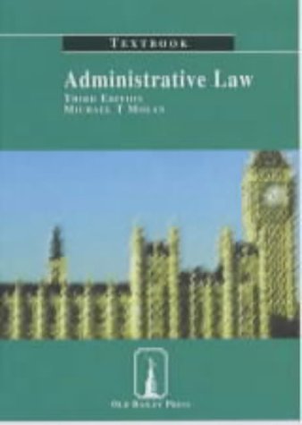 administrative law textbook 3rd edition michael t molan 1858363977, 9781858363974
