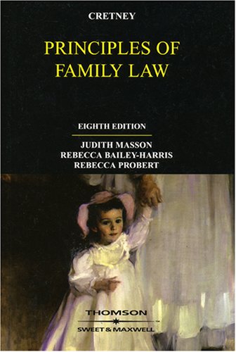 principles of family law 8th edition judith masson , rebecca bailey harris, rebecca probert 0421960108,
