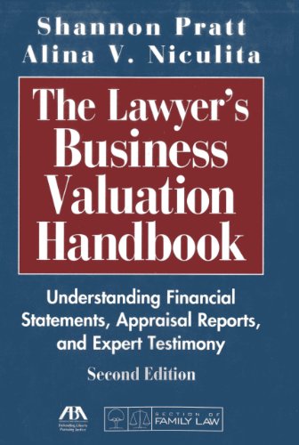 the lawyers business valuation handbook 2nd edition shannon p pratt , alina v niculita 1604428031,