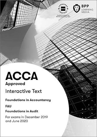 fia foundations in audit  fau int interactive text  bpp learning media 1509725490, 978-1509725496