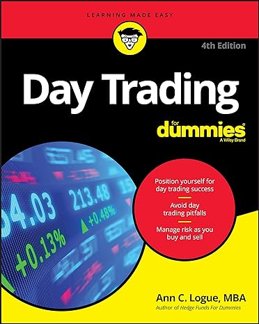 day trading for dummies 4th edition ann c. logue 111955408x, 978-1119554080