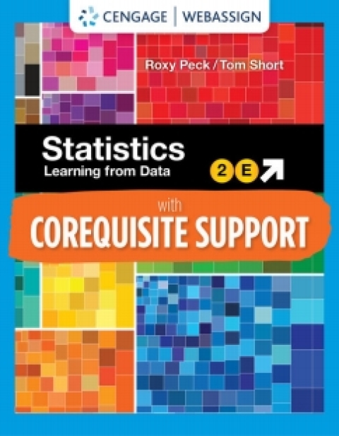 statistics learning from data 1st edition roxy peck , tom short 0357419685, 9780357419687