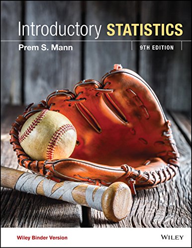 introductory statistics 9th edition prem s mann 1119148421, 9781119148425