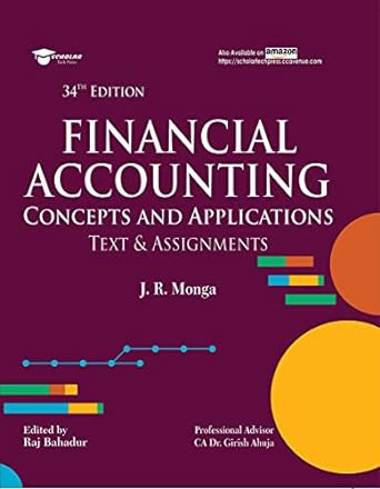 financial accounting concepts and applications 34th edition j. r. monga, raj bahadur, girish ahuja