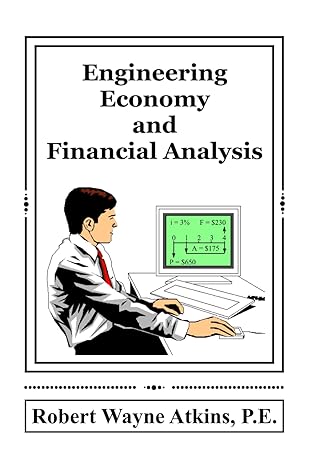 engineering economy and financial analysis 1st edition robert wayne atkins p.e. 1737068087, 978-1737068082