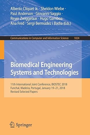 biomedical engineering systems and technologies 1st edition alberto cliquet jr. ,sheldon wiebe ,paul anderson