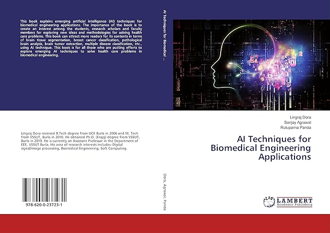 ai techniques for biomedical engineering applications 1st edition lingraj dora ,sanjay agrawal ,rutuparna