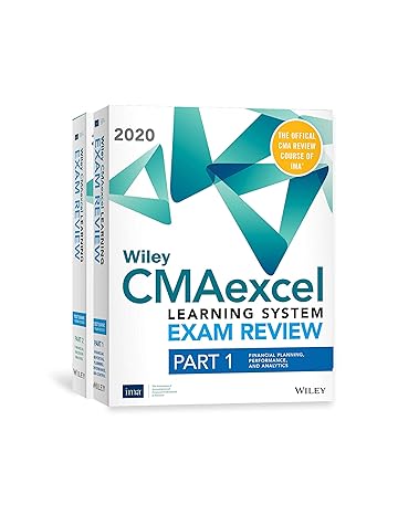 wiley cmaexcel learning system exam review 2020  set 1st edition ima 1119596467, 978-1119596462