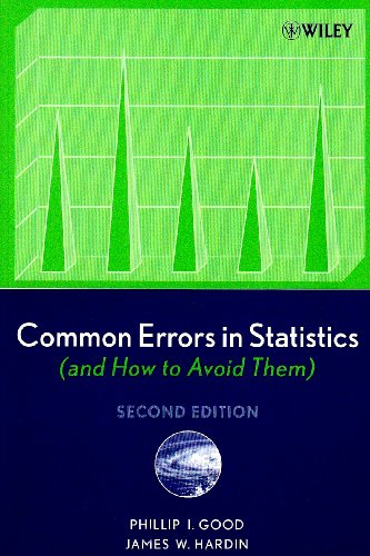 common errors in statistics 2nd edition phillip i. good 0470383186, 9780470383186