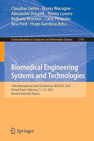 biomedical engineering systems and technologies 14th international joint conference biostec 2021 virtual