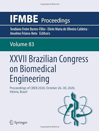 xxvii brazilian congress on biomedical engineering proceedings of cbeb 2020 october 26 30 2020 vit ria brazil