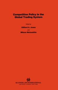 competition policy in global trading system 1st edition clifford jones, mitsuo matsushita 904111758x,