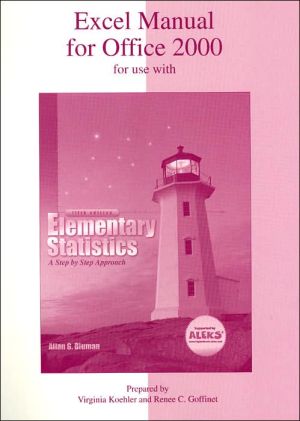 elementary statistics excel manual 5th edition allan bluman , renee goffinet , virginia koehler 0072549157,