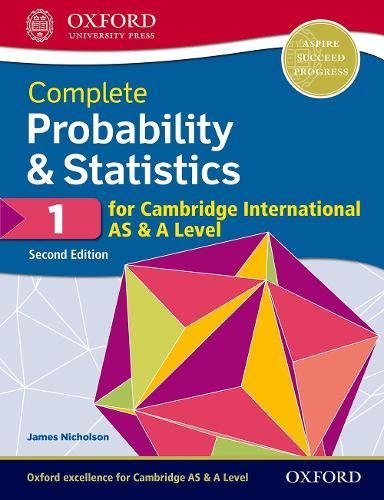 probability and statistics 1 for cambridge international as and a level 2nd edition james nicholson