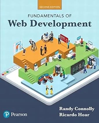 fundamentals of web development 2nd edition randy connolly ,ricardo hoar 0134481267, 978-0134481265