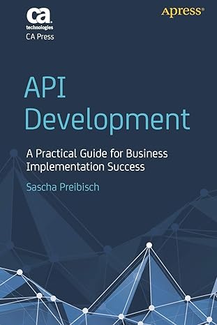 api development a practical guide for business implementation success 1st edition sascha preibisch