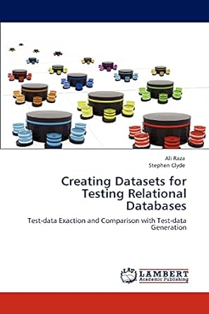 creating datasets for testing relational databases test data exaction and comparison with test data