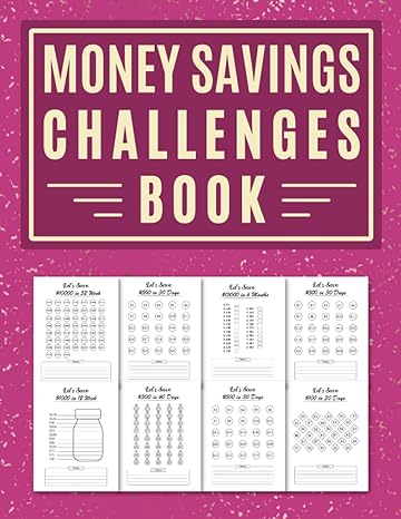 money savings challenges book financial challenges for saving money variety of saving challenges $100 $300