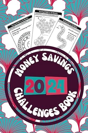 2024 money savings challenges book savings challenge book for $1000 or less or more saving challenge planner