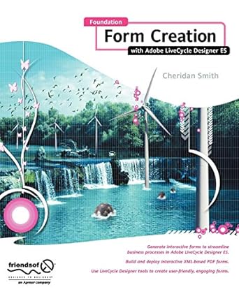 foundation form creation with adobe livecycle designer es 1st edition roderick smith 1430210036,