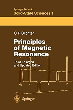 principles of magnetic resonance 3rd edition charles p slichter 3642080693, 978-3642080692