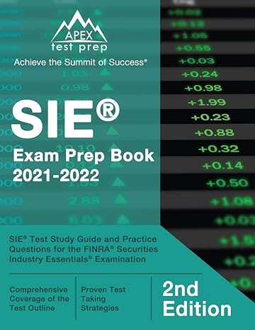 sie exam prep book 2021 2022 sie test study guide and practice questions for the finra securities industry