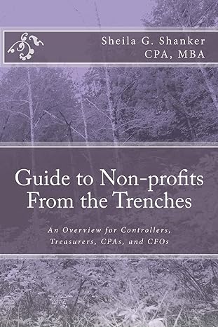 guide to non profits from the trenches an overview for controllers treasurers cpas and cfos 1st edition