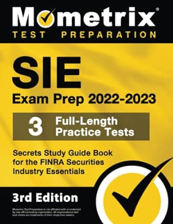 sie exam prep 2022 2023 3 full length practice tests secrets study guide book for the finra securities