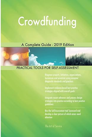 crowdfunding a complete guide 2019 edition 1st edition gerardus blokdyk 0655542566, 978-0655542568