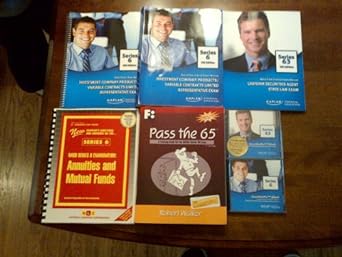 pass the 65 a training guide for the nasaa series 65 exam 1st edition robert walker 0912301651, 978-0912301655