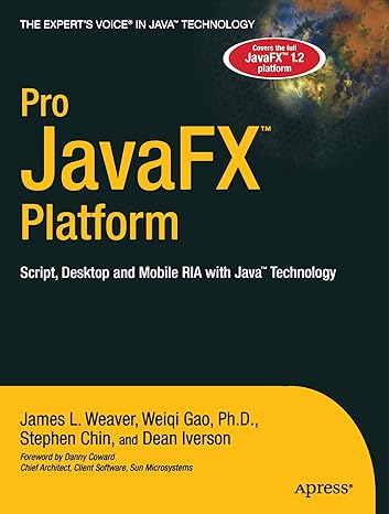 pro javafx platform javafx platform script desktop and mobile ria with java technology 1st edition james l