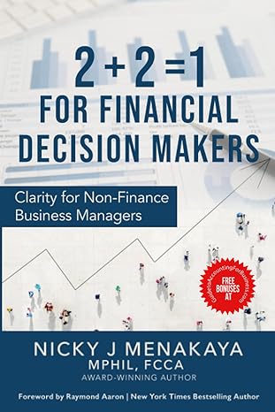 2 + 2 1 for financial decision makers clarity for non finance business managers 1st edition nicky j menakaya