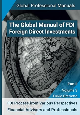 the global manual of fdi foreign direct investments fdi process from various perspectives financial advisors