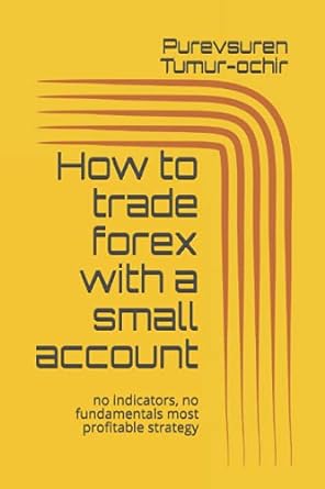 how to trade forex with a small account no indicators no fundamentals most profitable strategy 1st edition