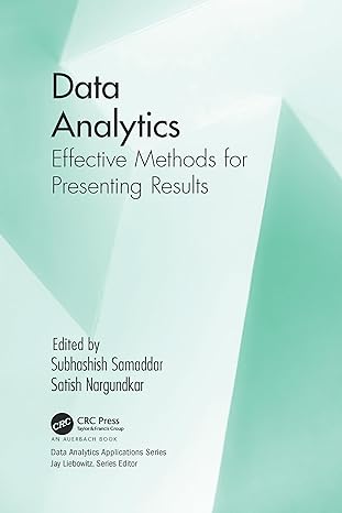 data analytics effective methods for presenting results 1st edition subhashish samaddar ,satish nargundkar