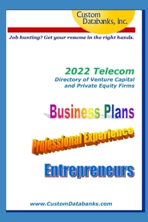 2022 telecom directory of venture capital and private equity firms job hunting get your resume in the right