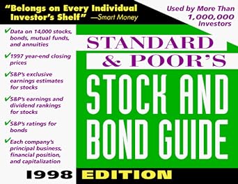 standard and poor s stock and bond guide 1998 1998 edition frank lovaglio 0070526788, 978-0070526785