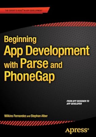beginning app development with parse and phonegap 1st edition stephan alber ,wilkins fernandez 1484202368,