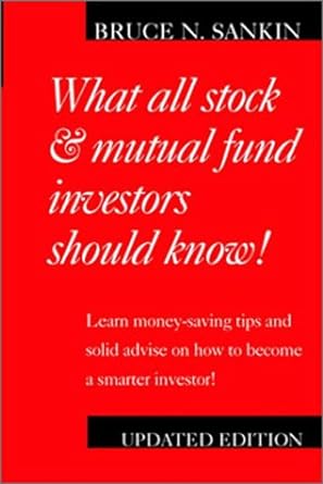 what all stock and mutual fund investors should know bilingual edition bruce sankin 0962981125, 978-0962981128
