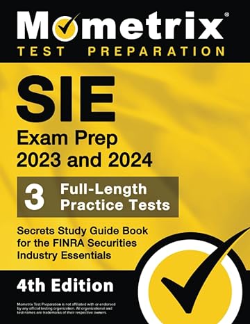 sie exam prep 2023 and 2024 3 full length practice tests secrets study guide book for the finra securities