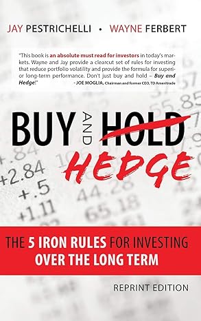 buy and hedge the 5 iron rules for investing over the long term 1st edition jay pestrichelli ,wayne ferbert