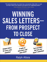 winning sales letters from prospect to close 1st edition ralph allora 0071628118, 0071629459, 9780071628112,
